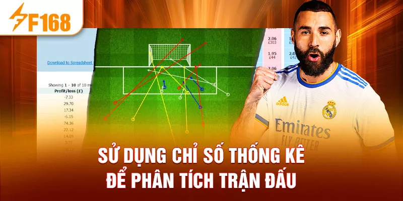 Sử dụng chỉ số thống kê để phân tích trận đấu